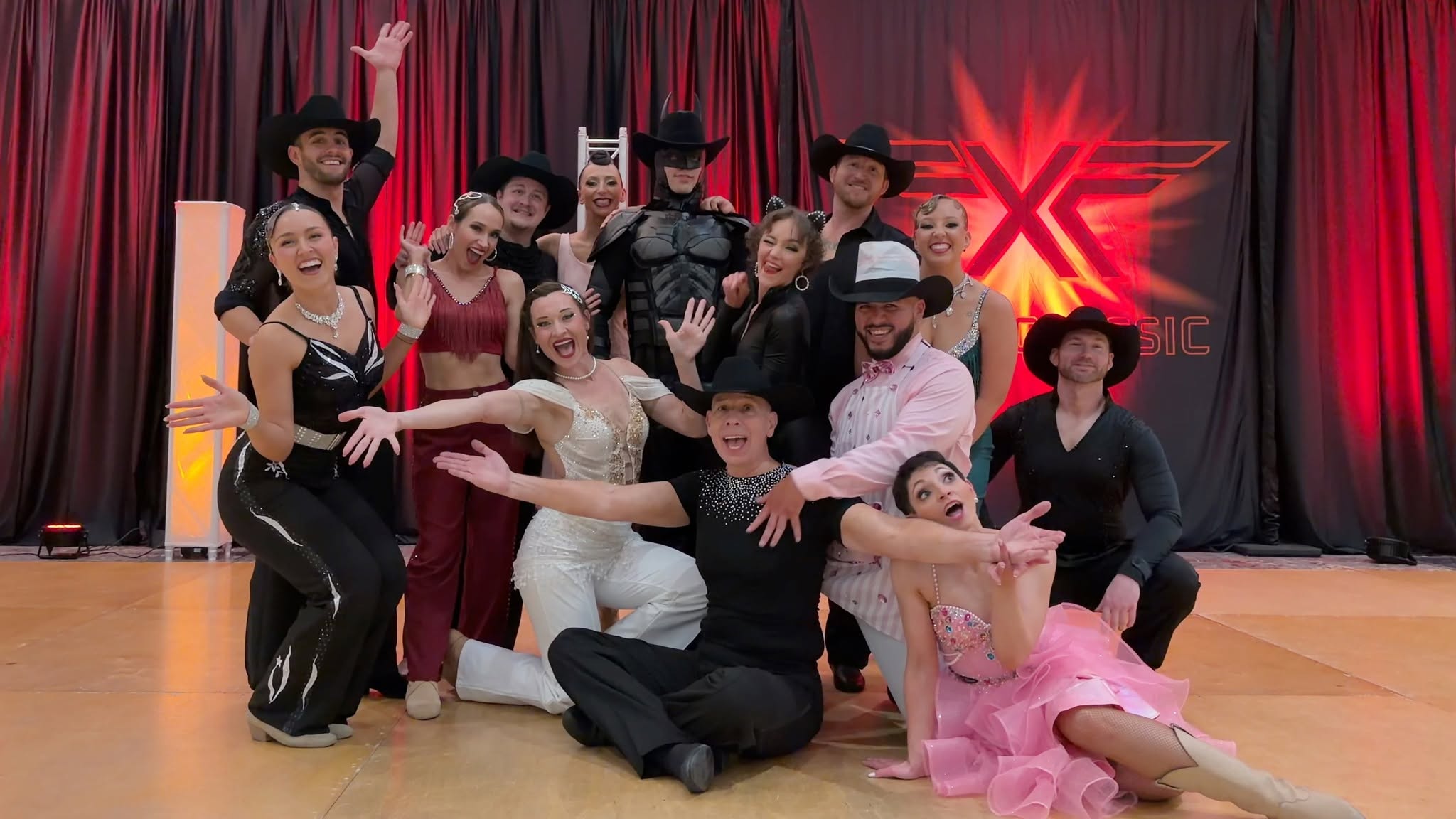 Saturday Night Dinner Show dancers at the 2026 Texas Classic